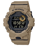 G-Shock Men's Watch Digital, Black Dial Sand Beige Resin Band With Bluetooth Connectivity, GBD-800UC-5DR