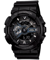 G-Shock Men's Watch Analog & Digital Combo, Black Dial Black Resin Band, GA-110-1BDR