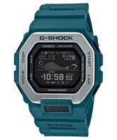 G-Shock Men's Watch Digital, Black Dial Blue Resin Band With Bluetooth Connectivity, GBX-100-2DR