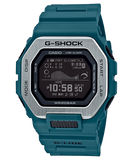 G-Shock Men's Watch Digital, Black Dial Blue Resin Band With Bluetooth Connectivity, GBX-100-2DR