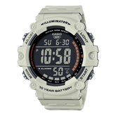 Casio Men's watch Digital, Black Dial White Resin Strap, AE-1500WH-8B2VDF