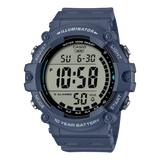 Casio Men's watch Digital, Black Dial Blue Resin Strap, AE-1500WH-2AVDF