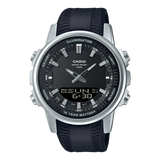 Casio Men's watch, Black Dial Black Resin Strap, AMW-880-1AVDF