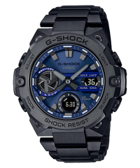G-Shock Solar powered Smartphone Link, Blue Dial Black Metal Band Watch for Men, GST-B400BD-1A2DR