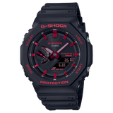 G-Shock Analog & Digital, Black & Red Dial Black Resin Band Watch for Men, GA-B2100BNR-1ADR