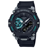 G-Shock Analog & Digital, Black Dial Black Resin Band Watch for Men, GA-2200M-1ADR