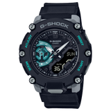 G-Shock Analog & Digital, Black Dial Black Resin Band Watch for Men, GA-2200M-1ADR