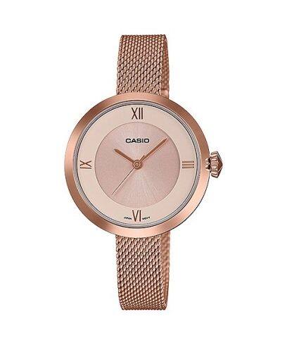 Casio men analog watch, gold dial with comfortable strap, model CS-LTP-E154MPG-4AD, Bahrain