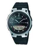 Casio Men's watch, Black Dial Black Resin Strap, AW-80-1AVDF