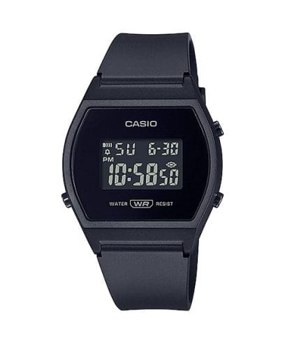 Casio unisex analog watch, black dial with comfortable strap, model CS-LW-204-1BDF, Bahrain