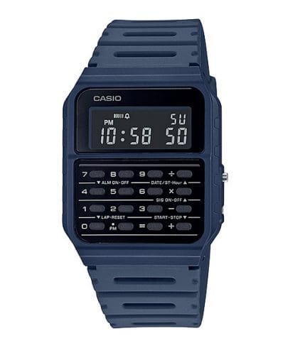 Casio unisex analog watch, black dial with comfortable strap, model CS-CA-53WF-2BDF, Bahrain