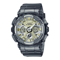 G-Shock Chronograph Analog & Digital, Grey Dial Grey Resin Band Watch for Women, GMA-S120GS-8ADR