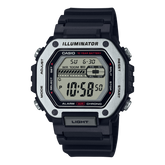 Casio Men's Watch Analog, Black Dial Black Resin Strap, MWD-110H-1AVDF