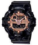 G-Shock Men's Watch Analog & Digital Combo, Black & Rose Gold Dial Black Resin Band,GA-700MMC-1ADR