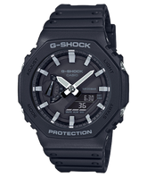 G-Shock Men's Watch Analog & Digital Combo, Black Dial Black Resin Band, GA-2100-1ADR