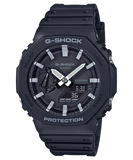 G-Shock Men's Watch Analog & Digital Combo, Black Dial Black Resin Band, GA-2100-1ADR