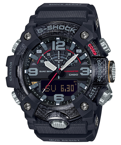 G-Shock Mudmaster Twin Sensor Black Dial Men's Watch, GG-B100-1ADR