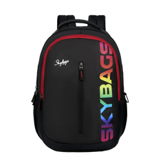 Skybags New Neon 23-08 School Backpack Black, NEWNEON23-08BK