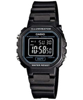 Casio Women's Watch Digital, Black Dial Black Resin Strap, LA-20WH-1BDF