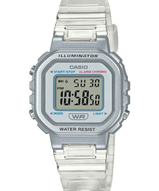 Casio unisex analog watch, grey dial with comfortable strap, model CS-LA-20WHS-7ADF, Bahrain