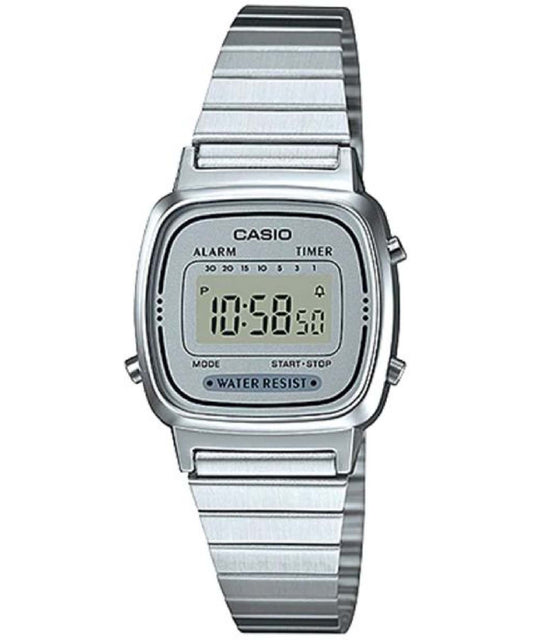 Casio men analog watch, grey dial with comfortable strap, model CS-LA670WA-7DF, Bahrain