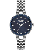 Lee Cooper  Women's Watch Blue Dial Silver Stainless Steel Strap, LC07245.390
