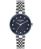 Lee Cooper  Women's Watch Blue Dial Silver Stainless Steel Strap, LC07245.390