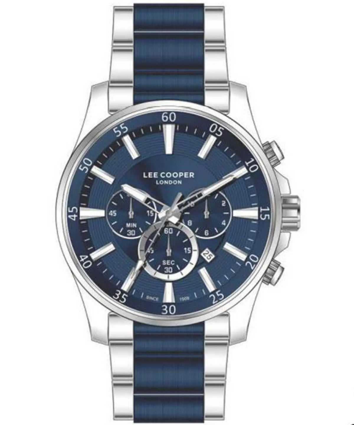 Lee Cooper, Men's, Analog Watch, Blue Dial, LE-LC07322.390