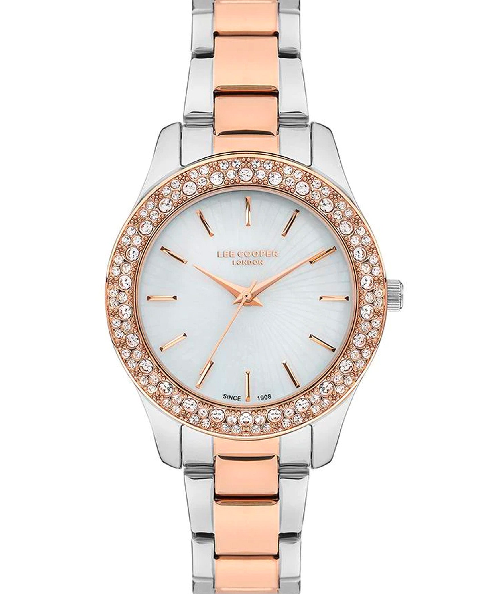 Lee Cooper LE-LC07390.520 white dial women watch