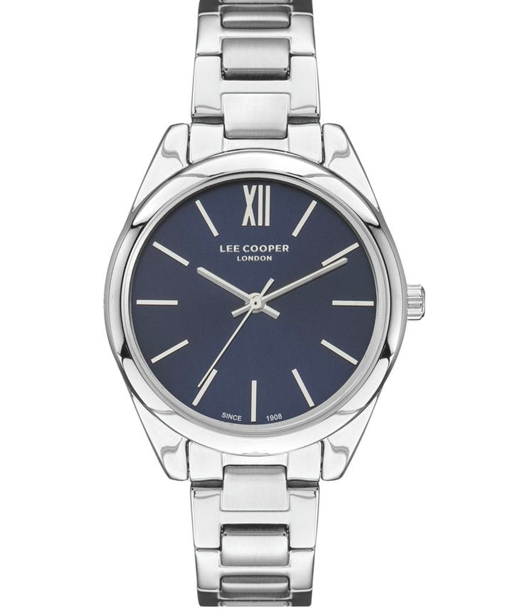 Lee Cooper, Men's, Analog Watch, Blue Dial, with Stainless Steel Band, LE-LC07450.390