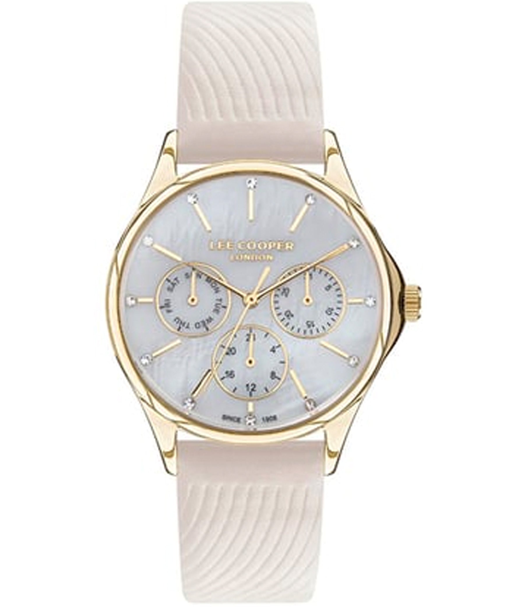 Lee Cooper LE-LC07451.122 white dial women watch