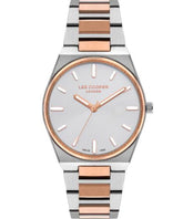 Lee Cooper Women's Watch Silver Dial Two Toned Metal Strap, LC07609.530