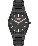 Lee Cooper Women's Watch Black Dial Black Metal Strap, LC07609.650
