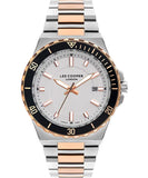 Lee Cooper Men's Watch Silver Dial Two Toned Metal Strap, LC07622.530