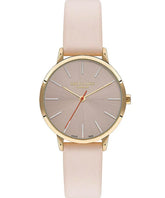 Lee Cooper Women's Watch Beige Dial Beige Leather Strap, LC07646.166