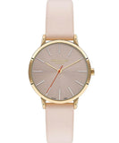 Lee Cooper Women's Watch Beige Dial Beige Leather Strap, LC07646.166