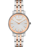 Lee Cooper Women's Watch Silver Dial Two Toned Metal Strap, LC07684.530
