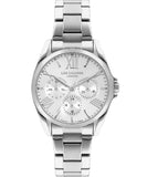 Lee Cooper Women's Watch Silver Dial Silver Metal Strap, LC07685.330