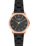 Lee Cooper Men's Watch Black Dial Black Metal Strap, LC07686.450
