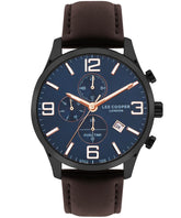 Lee Cooper, Men's, Analog Watch, Blue Dial, with Leather Band, LE-LC07713.692
