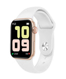 Lee Cooper Unisex Digital Smart Watch White Silicone Strap, LC.SM.2.403