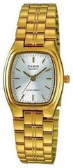 Casio Women's Watch Analog, White Dial Gold Stainless Steel Strap, LTP-1169N-7ARDF