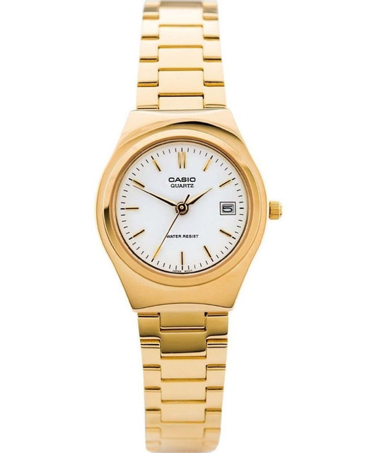 Casio men analog watch, white dial with comfortable strap, model CS-LTP-1170N-7ARDF, Bahrain