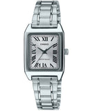 Casio men analog watch, silver dial with comfortable strap, model CS-LTP-V007D-7BUDF, Bahrain