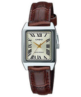 Casio men analog watch, silver dial with comfortable strap, model CS-LTP-V007L-9BUDF, Bahrain