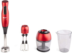 Fakir Lucca Hand Blender 0.5 Litre, 1000W, Red, LUCCA RO