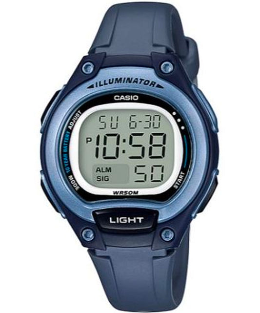 Casio men analog watch, black dial with comfortable strap, model CS-LW-203-2AVDF, Bahrain