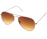 Fastrack Men'sAviator Brown Sunglasses, M165BR3