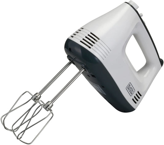 Black+Decker 300W Hand Mixer (White/Grey), M350 Hand Mixers BL-M350