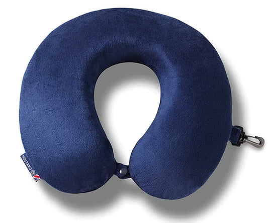 Carlton CA-MFPILLOW Memory Foam Cushion Blue Travel Pillows